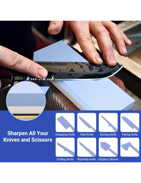 Kit de Afilado TOOLMAYS con Piedras Doble Grano 1000/6000