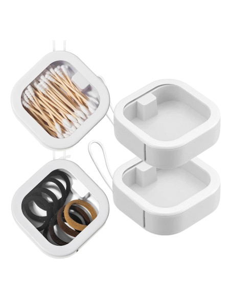 Organizador de Cintas para el Cabello ESEHGS - 2 Piezas Blanco