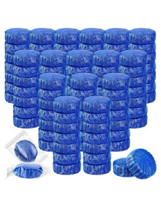 Tabletas Limpiadoras de Inodoro Qualirey 60 Unidades Azul