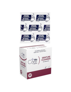 Tabletas Limpiadoras de Dentaduras Dynarex - 40 Tabletas de Menta