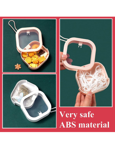 Organizador de Cintas para el Cabello ESEHGS - 2 Piezas Blanco