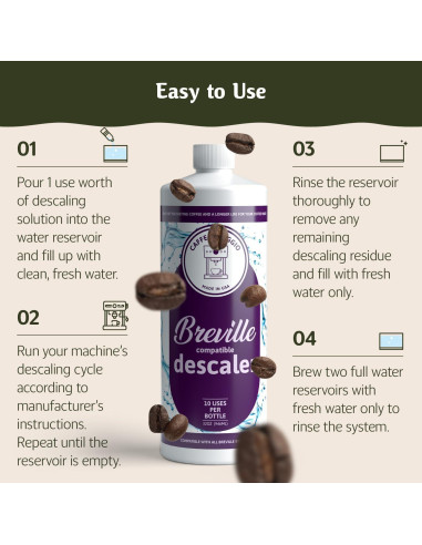 Desincrustante Breville 10 Usos - Limpiador Cafeteras 1.12 kg