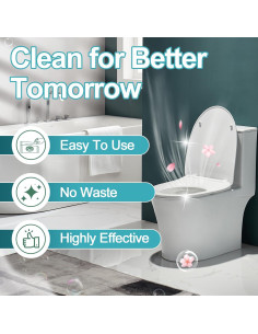 Tabletas Limpiadoras de Inodoro Msvvko 40 Paquetes 2.65 oz 2
