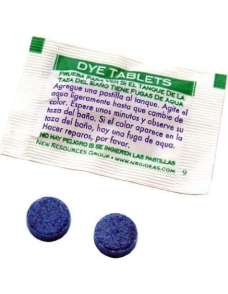 Tabletas Detectores de Fugas de Inodoro NRG - Paquete de 10