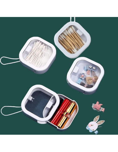 Organizador de Cintas para el Cabello ESEHGS - 2 Piezas Blanco