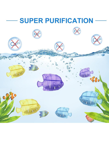 10PC Limpiador de Humidificador Pez VZZNN Universal 6.48x4.45cm