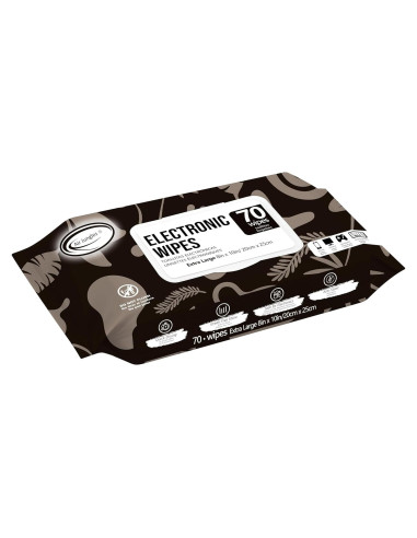 Toallitas Limpiadoras Electrónicas Air Jungles 70 Unidades 20x25cm