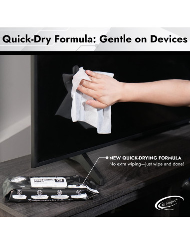 Toallitas Limpiadoras Electrónicas Air Jungles 70 Unidades 20x25cm