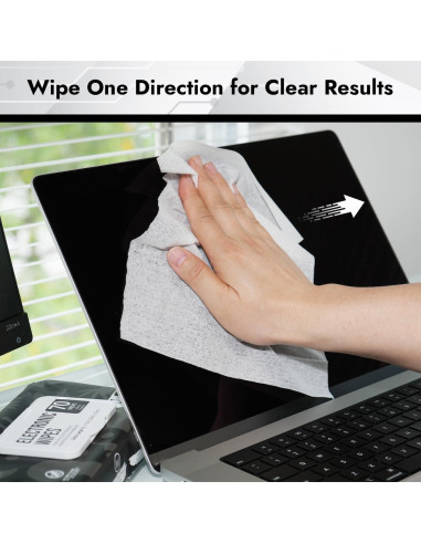 Toallitas Limpiadoras Electrónicas Air Jungles 70 Unidades 20x25cm