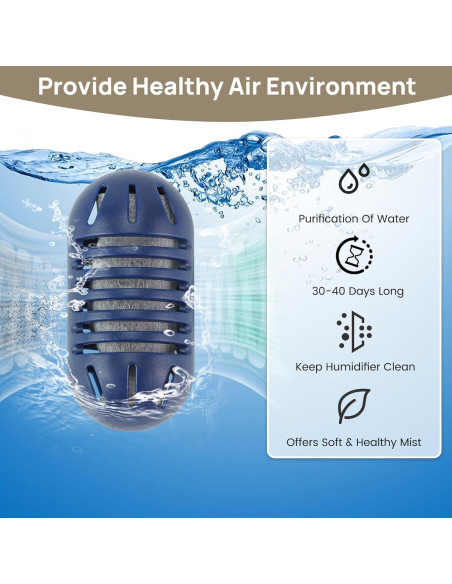 Cartucho de Desmineralización NISHCON para Humidificadores Ultrasónicos - Paquete de 12