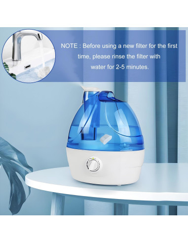 Cartucho Desmineralizador Slirceods para Humidificadores Ultrasónicos - 12 Filtros