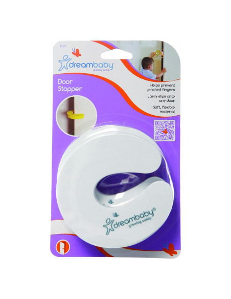 Topes de Puerta Dreambaby de Espuma - 2 Piezas Blancos