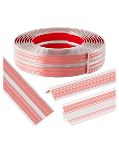 Protector de Esquinas de Pared Elvone 6 CM x 6.1 m Transparente