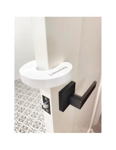 Topes de Puerta Dreambaby de Espuma - 2 Piezas Blancos