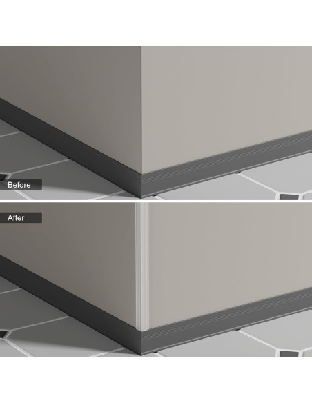 Protector de Esquinas de Pared Elvone 6 CM x 6.1 m Transparente