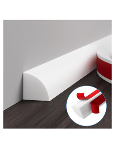 Moldura Cuarterona Flexible Jaspond 299.72 cm Autoadhesiva