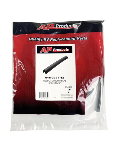Sello de Ventana de Goma AP Products 018-3337-12 14 mm x 3.66 m
