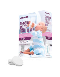 Tabletas de Limpieza Natural CleanHike para Botellas Bebé - 30 Unidades