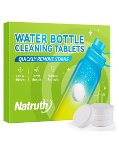 Tabletas de Limpieza NATRUTH 20 Unidades para Botellas de Agua