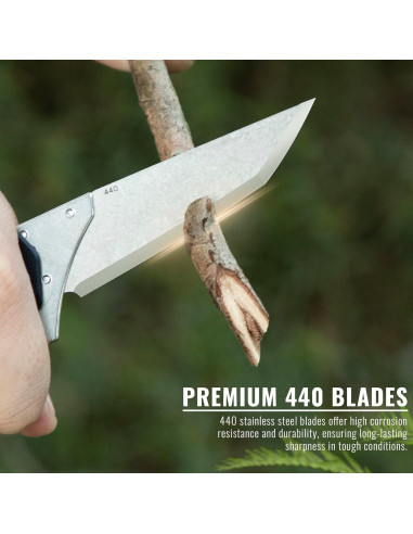 Cuchillo Plegable 9TiEDC T05 con 4 Cuchillas Reemplazables