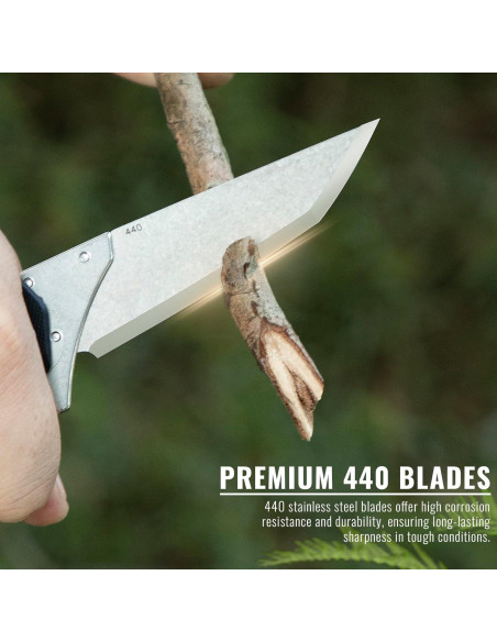 Cuchillo Plegable 9TiEDC T05 con 4 Cuchillas Reemplazables Cuchillo Plegable 9TiEDC T05 con 4 Cuchillas Reemplazables