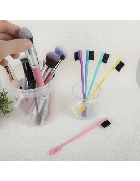 Juego de Cepillos y Peines de Bordes Molain - 5 Piezas Coloridas