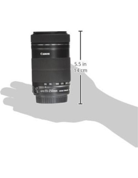 Lente Canon EF-S 55-250mm f/4-5.6 IS STM Telefoto