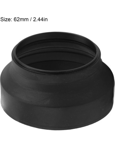 Parasoles Plegables Shanrya 62mm para Lentes de Cámara