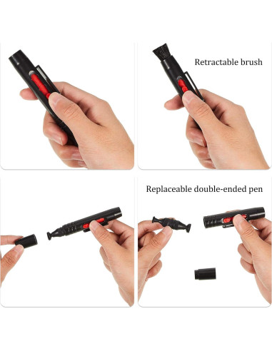 Juego de 3 Lápices de Limpieza Frienda para Lentes y Pantallas