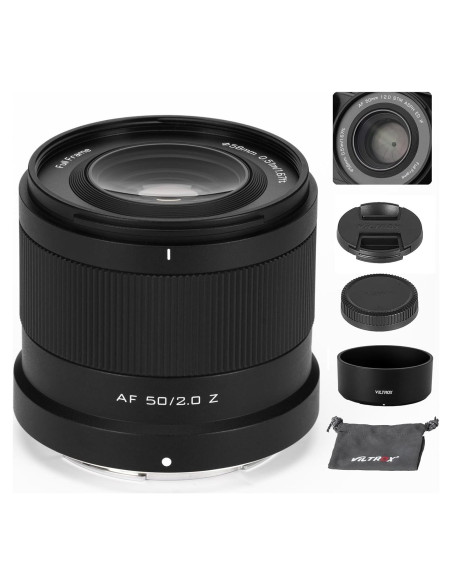 Lente Viltrox 50mm F2.0 Z-Mount para Nikon Z, Autofocus