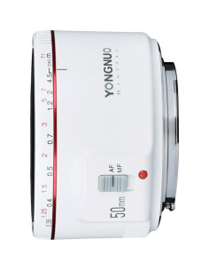 Lente YONGNUO YN50mm F1.8 II para Canon DSLR, Autoenfoque 2