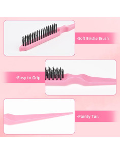 Juego de 3 Peines y Cepillos para Estilizar Cabello Suphouse 2