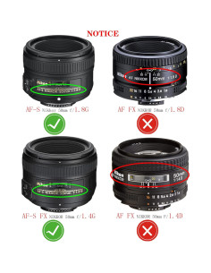 Filtro de lente HB-47 para Nikon AF-S Nikkor 50mm 58mm 2