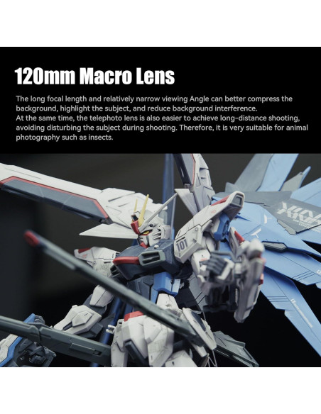 Lente Cine 7artisans 120mm T2.9 Macro 2X para L Mount Lente Cine 7artisans 120mm T2.9 Macro 2X para L Mount