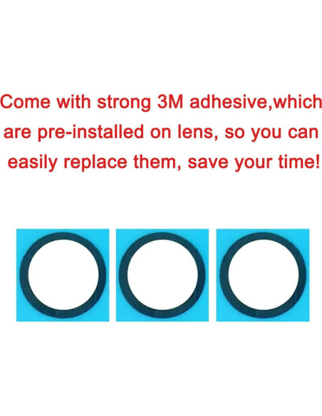 2 Lentes de Reemplazo para Cámara Samsung Galaxy S24+ Plus