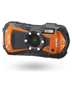 Cámara Digital Resistente al Agua Pentax WG-80 Naranja 16MP