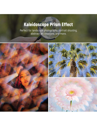 Filtro de Prisma de Caleidoscopio NEEWER 77mm para Cámara