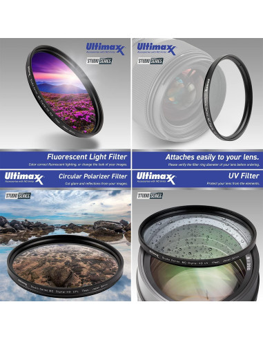 Lente Telefoto Zoom Ultimaxx 420-800mm f/8.3-16 para Canon