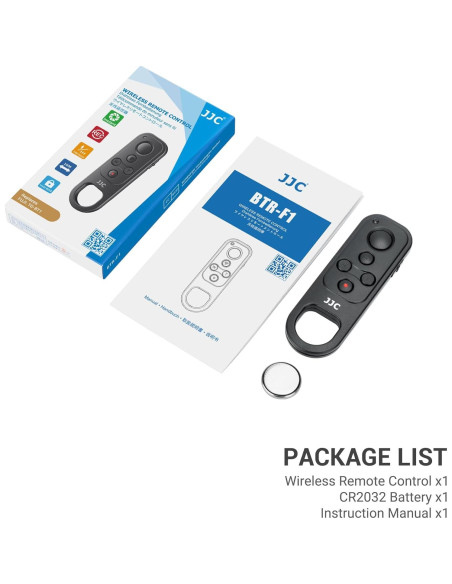 Control Remoto Inalámbrico JJC para Fujifilm X100VI X-T5 X-T4