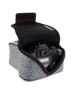 Funda Neopreno para Cámara DSLR USA GEAR Gris Tejido