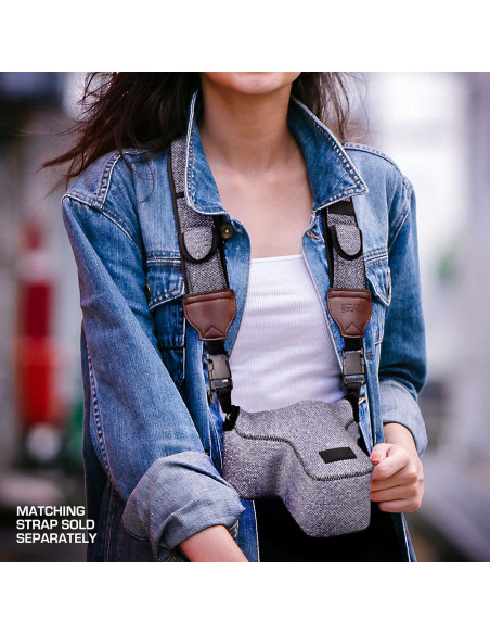 Funda Neopreno para Cámara DSLR USA GEAR Gris Tejido