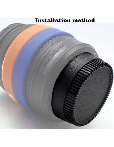 4 Tapas de Lente Trasera para Cámaras Nikon SLR DSLR