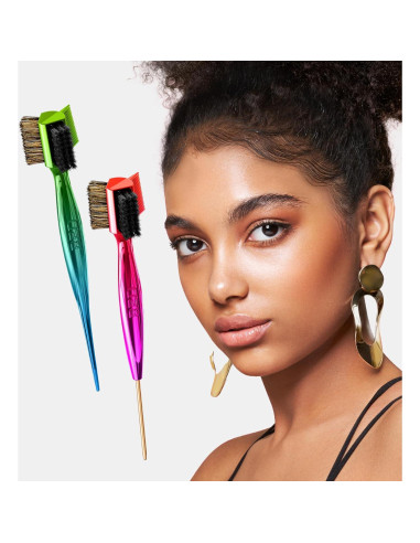 Cepillo 4 en 1 Red by Kiss para Cabello Rizado Grueso