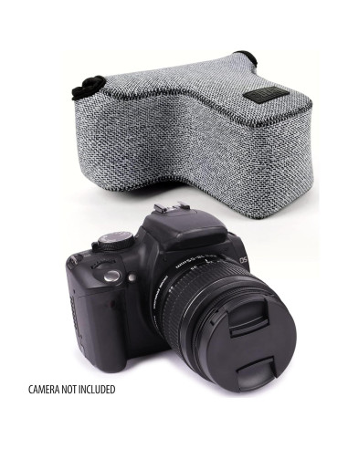 Funda Neopreno para Cámara DSLR USA GEAR Gris Tejido