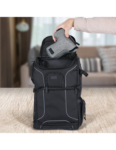 Funda Neopreno para Cámara DSLR USA GEAR Gris Tejido