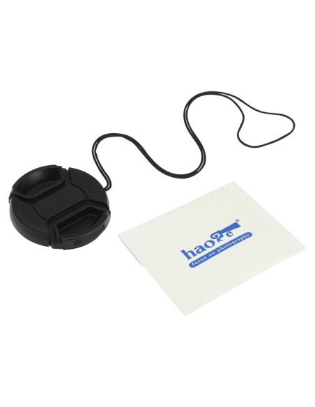 Tapa de Lente Frontal Haoge 46mm con Soporte y Pinza Central Tapa de Lente Frontal Haoge 46mm con Soporte y Pinza Central