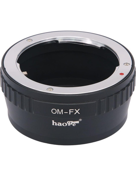 Adaptador de Lente Manual Haoge OM a Fujifilm X - Modelo OM-FX