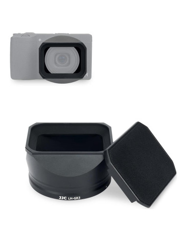 Capucha de lente JJC para Ricoh GR III y HDF - Protección óptima
