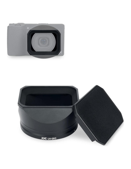 Capucha de lente JJC para Ricoh GR III y HDF - Protección óptima