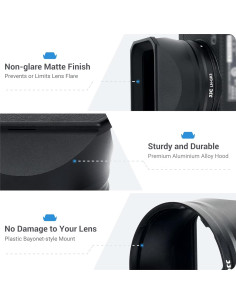 Capucha de lente JJC para Ricoh GR III y HDF - Protección óptima 2